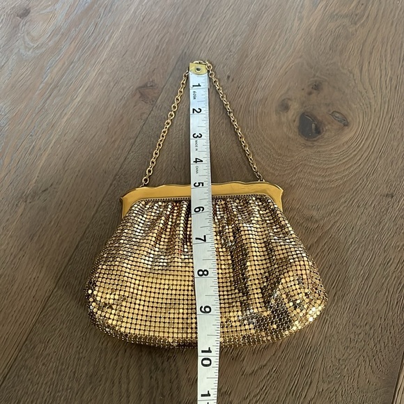 Vintage Whiting & Davis Cream Gold Metal Mesh Bag - Picture 8 of 10